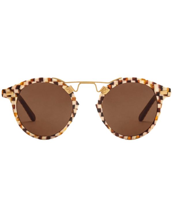 St. Louis Classics Sunglasses in Caffe Dolce 24K For Discount