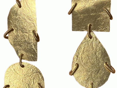 18k Gold-Plated Brass Mari Earrings on Sale