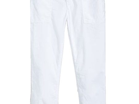 White Linen Jameon Jogger Performance Pant For Discount