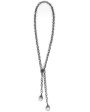 Silver South Sea Pearl Diamond Link Chain Necklace For Sale