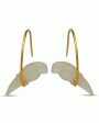 18k Yellow Gold Moonstone Tallulah Birdie Earrings on Sale