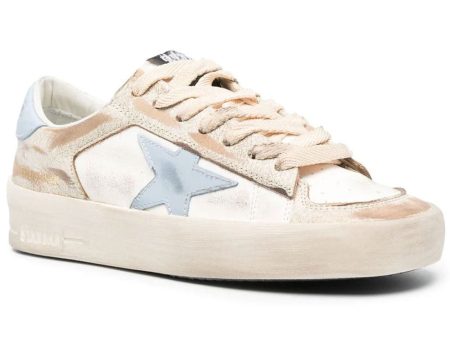 Stardan Sneaker in White and Blue Fog For Sale