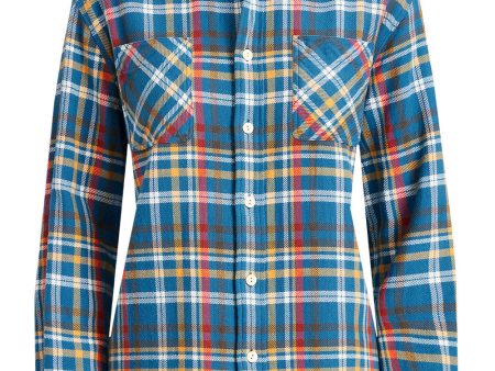 Azure Plaid Allissa Shirt Supply