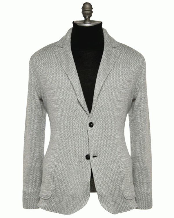 Stone Two Button Sweater Jacket For Sale