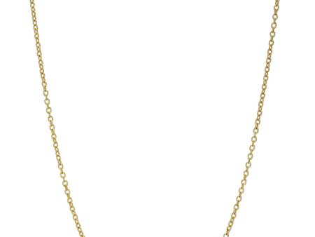 14k Yellow Gold Small Rolo Chain Necklace Online Sale