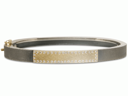 Yellow Gold Marco Diamond Bangle Bracelet Online