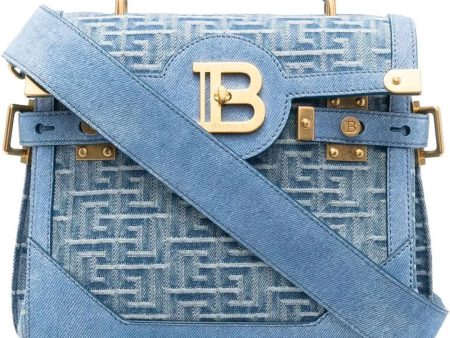 BBuzz 23 Monogram Shoulder Bag in Denim Discount