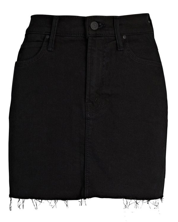 Smokin Double Micro Fry Skirt in Pitch Online Sale