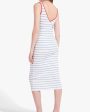 Sky Blue Stripe Dana Midi Dress Fashion