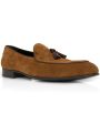 Suede Tassel Loafer in Land Fashion