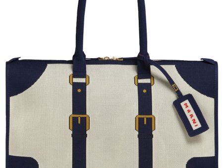 Small Travel Bag in Navy For Discount