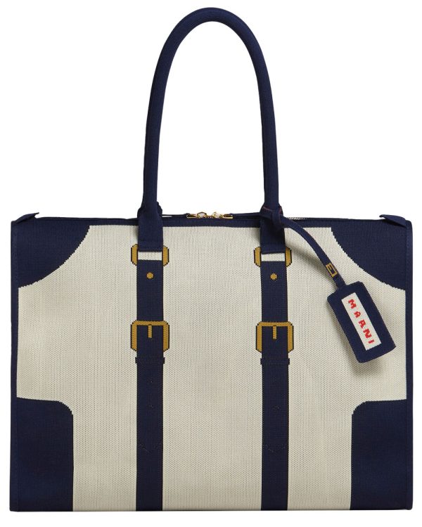 Small Travel Bag in Navy For Discount