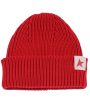 Red Damian Ribbed Beanie For Cheap