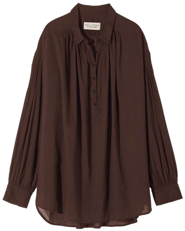 Walnut Miles Blouse Discount