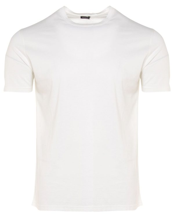 White Cotton and Cashmere T-Shirt Fashion