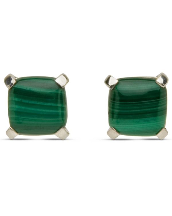 Sterling Silver Malachite Cufflinks Cheap