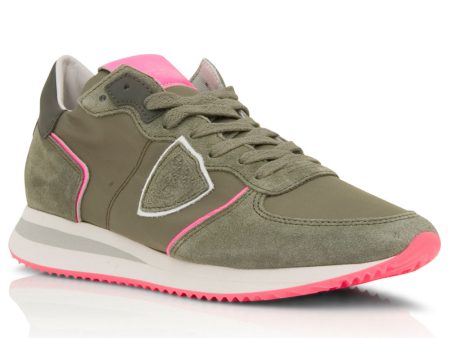 TZLD Low Women Sneakers in Green on Sale