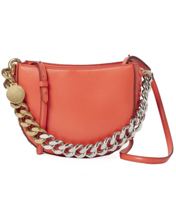 Small Frayme Crossbody Bag in Brick Hot on Sale