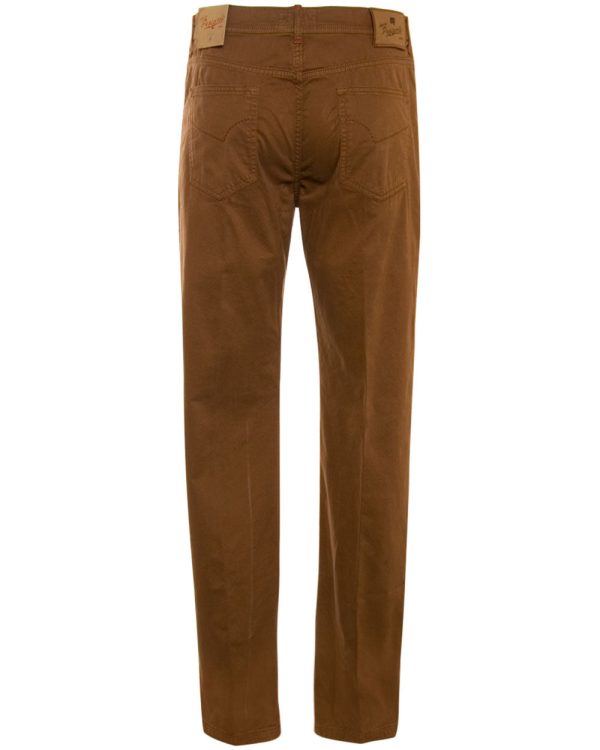 Rust Orange Supima 5 Pocket Pant on Sale