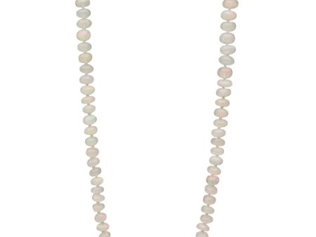 Yellow Gold White Opal Foundation Necklace Discount