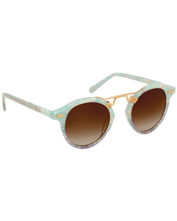 St. Louis Classics Sunglasses in Seaglass to Opal 24K Hot on Sale