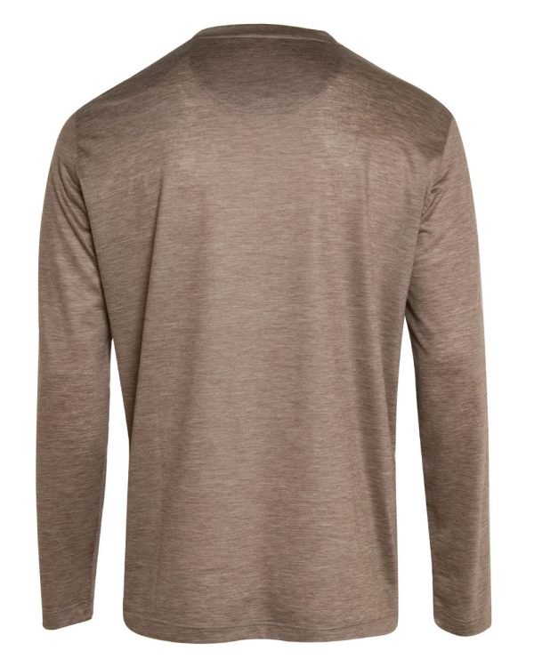 Beige Cashmere Long Sleeve T-Shirt Online