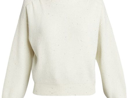 Bianco English Rib Sequined Pullover on Sale