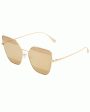 Stripes Sunglasses with Gold-Mirrored Lenses For Cheap