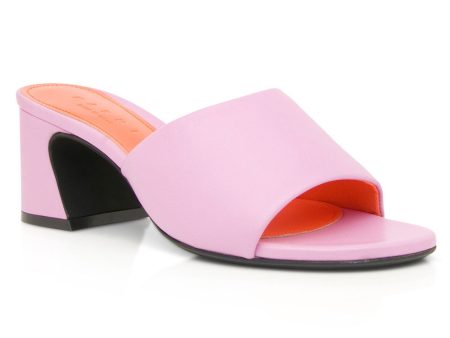 Sandal Mule Padded in Pink Fashion