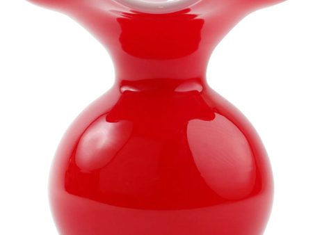 Small Fluted Vase in Red Online