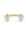 18k Yellow Gold Maverick Open Stackable Diamond Ring Online Sale