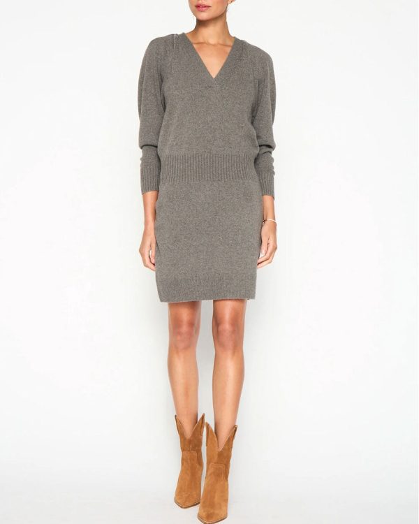 Stone Melange Idris Mini Dress Hot on Sale