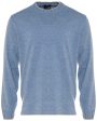 Azzurro Melange Cashmere Sweater Sale