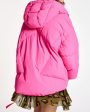 Shocking Rose Chameleon Puffer Jacket Online Sale