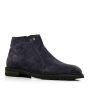 Suede Slip On Boot in Navy Hot on Sale