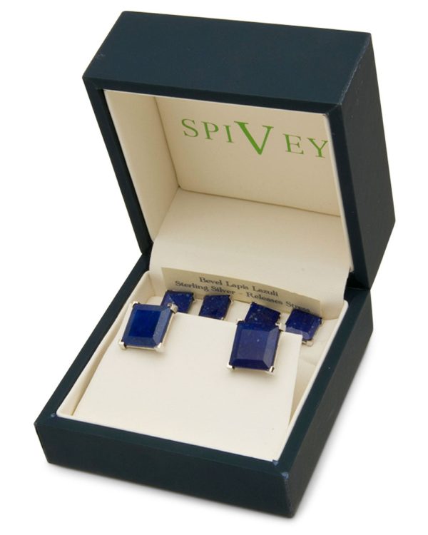 Sterling Silver Lapis Formal Set Fashion