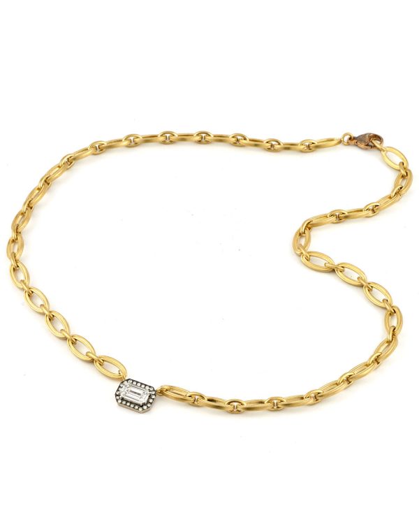 18k Gold Mosaic Mirage Necklace Online now