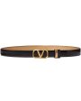 VLOGO Signature Reversible 20 Belt in Antique Brass and Nero Online