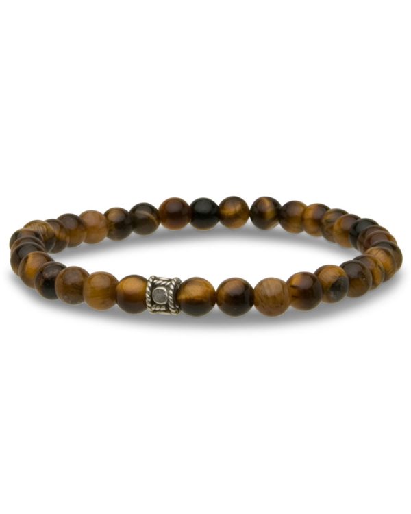 Yellow & Black Tigers Eye Bracelet Online now