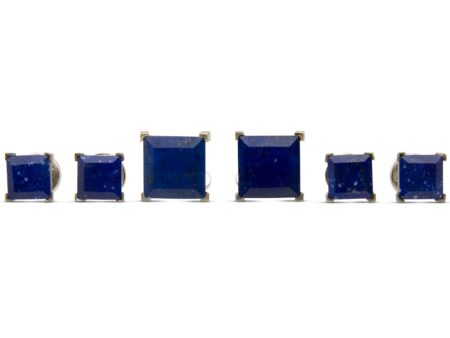 Sterling Silver Lapis Formal Set Fashion