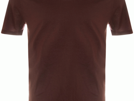 Washed Burgundy T-Shirt Discount