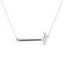 Sterling Silver Hammer Home Your Message Necklace Cheap