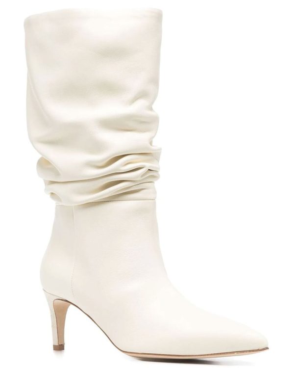 Scrunch Boot in Vanilla For Discount