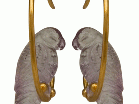 18k Yellow Gold Tallulah Birdie Earrings For Sale