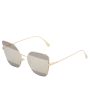 Stripes Sunglasses in Gold and Black on Sale