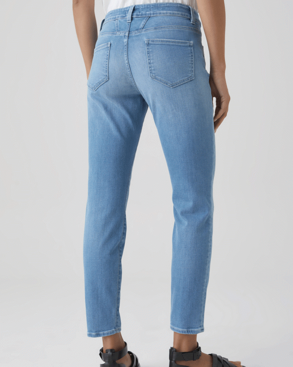 Baker Mid Rise Slim Jean in Mid Blue Cheap