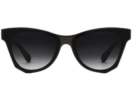 Aubry Nylon Sunglasses in Black and Shadow For Cheap