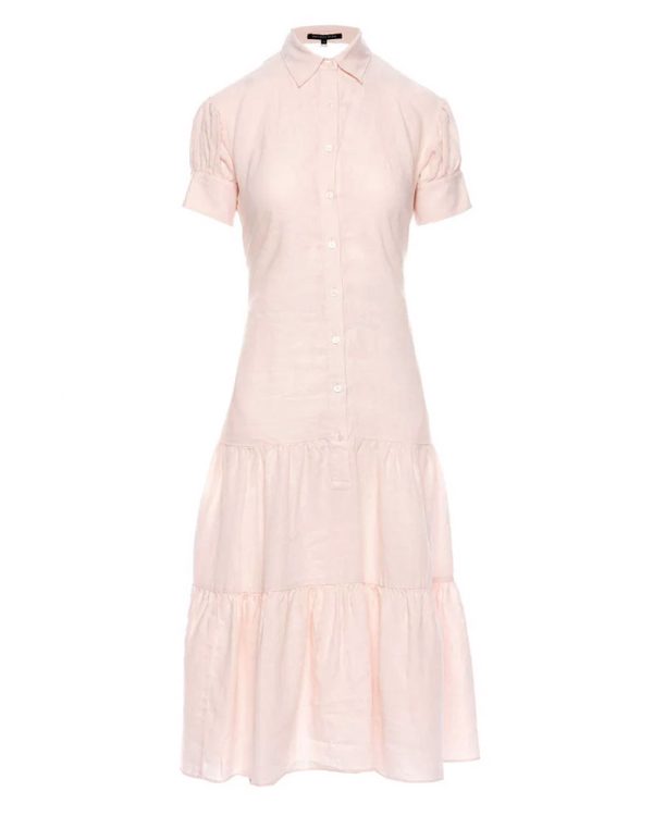 Rosetta Presley U Back Button Down Midi Dress Online Hot Sale