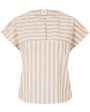 Beige Stripe Pia Blouse on Sale