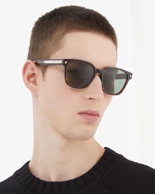 Square Acetate Sunglasses in Tortoise Online